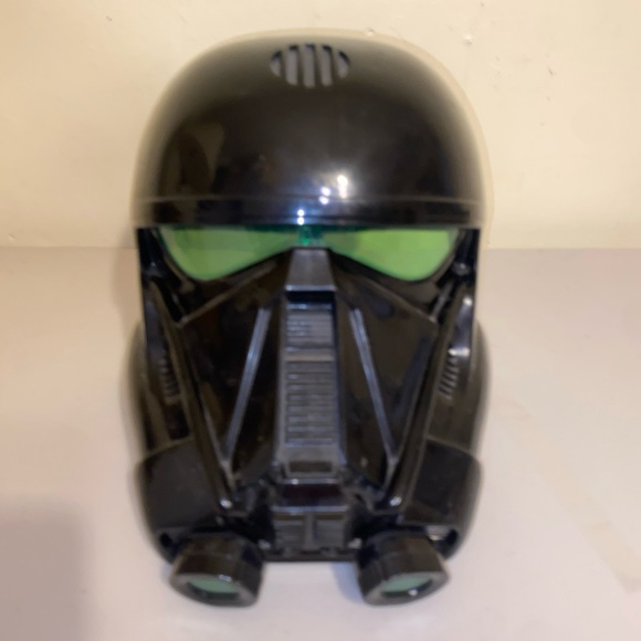 Star Wars Black and Green Kids Costume Helmet - Picture 2 of 9